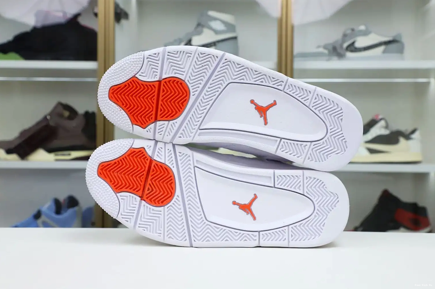 Jordan metallic 4 Air Kimikick Jordan retro“orange 0604